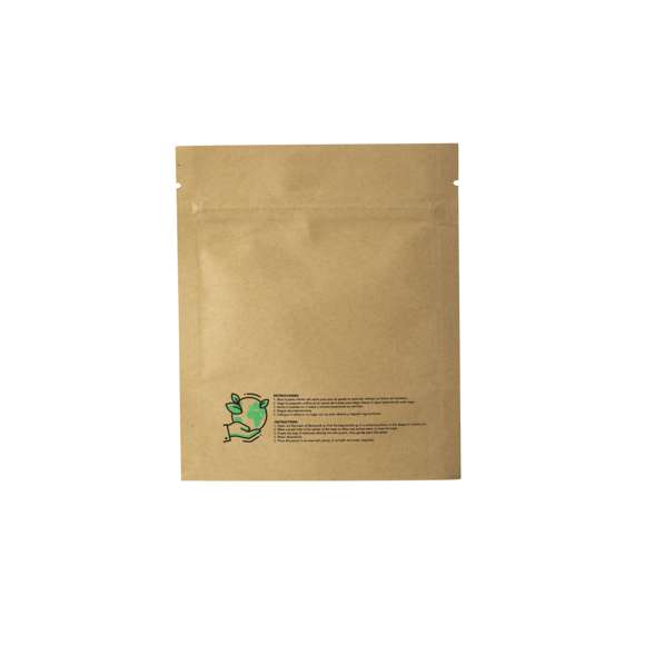  	Maceta de línea nature en sobre de papel. Con 5-8 semillas de petunia y bolsita con sustrato de crecimiento.