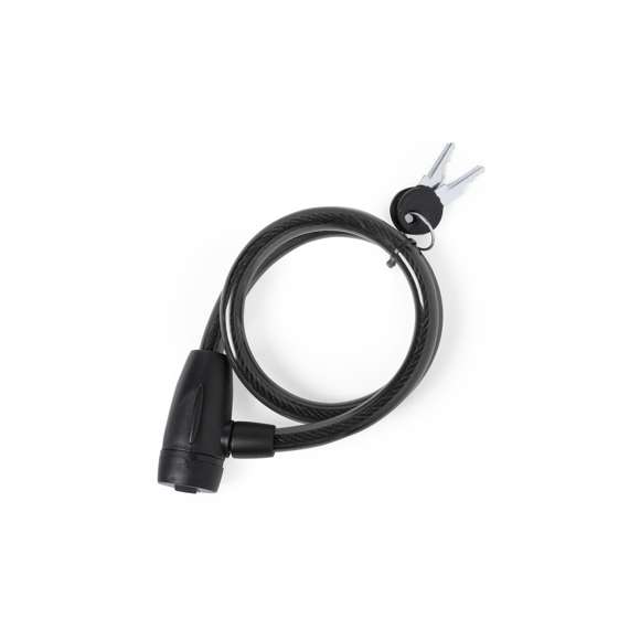 Candado en resistente metal con cobertura de PVC. Fabricado para resistir el agua y las condiciones climatológicas más adversas. Protector en la cerradura y anilla con 2 llaves, disponible en variada gama de colores.