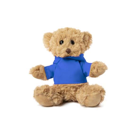 Osito de peluche muy cariñoso. Disponible con camiseta de poliéster en variada gama de colores