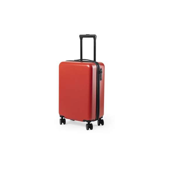 Trolley en resistente material PC rígido, de alta resistencia a impactos y con terminación trendy de acabado semimate. De apertura total, con 4 ruedas giratorias dobles y cierre de seguridad por contraseña. Cierre conforme a los estándares TSA -Administración de la Seguridad en el Transporte-, que permite a las autoridades de aduanas inspeccionar el contenido del equipaje sin tener que forzar o romper el cierre, a traves de una llave especial a disposición de la autoridad. Compartimento principal con cierre de cremallera de doble tirador y doble asa de mano. Interior forrado.