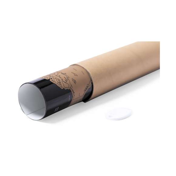 Mapamundi de línea nature para los más viajeros. Fabricado en papel laminado, basta con rascar la superficie del país que se desee para que aparezca como marcado. Incluye rascador y viene presentado en un atractivo estuche de cartón de diseño eco.