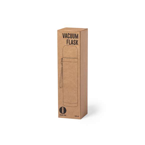 Termo de línea nature en combinación de materiales bambú y acero inox, libre de BPA. 420 ml de capacidad, con doble cobertura para mejor y más duradera conservación de la temperatura. Cierre a rosca, con tapón taza en acero inox y cómoda cinta de transporte. Presentado en atractiva caja de diseño eco. Disponible manual de instrucciones en español e inglés.