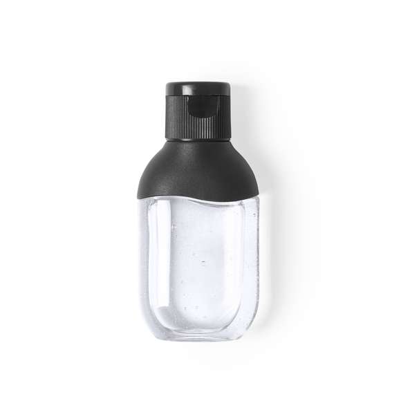 Gel hidroalcohólico para higiene y limpieza de la piel en bote rellenable de 30 ml, con extracto balsámico de Aloe Vera. Cuerpo transparente con detalle y tapón de acabado sólido, en variada gama de colores. Con dosificador y tapón de seguridad. Solución con 65% de contenido de alcohol.Disponible certificación 94/62/EC.Artículo con certificación GMP (Good Manufaturing Practices / Normas de Correcta Fabricación) que garantiza el cumplimiento de rigurosas medidas de control para la obtención de un producto seguro y de calidad.