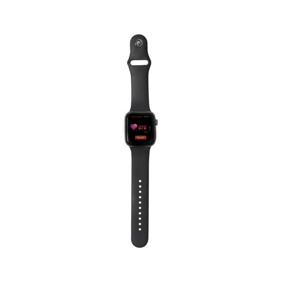 Reloj inteligente multifunción de diseño casual, con conexión Bluetooth® y recargable mediante cable USB -incluido-. Elegante carcasa metálica, con correa en material TPU y pantalla IPS táctil integrada de 1,54 pulgadas, que lo convierten en el gadget perfecto para todo tipo de actividades deportivas, de ocio y para el día a día.  Con función ´´BT calling´´que permite realizar y recibir llamadas sin la necesidad de insertar la tarjeta SIM en el dispositivo. Además cuenta con otras funciones como monitor de frecuencia cardíaca, presión arterial y oxígeno en sangre, monitor de sueño, linterna, cámara remota, alarma, antipérdida, podómetro, cronómetro y reproductor de música.  Resistente a salpicaduras de agua, con APP disponible para iOS y Android. Presentado en atractiva caja de diseño. Disponible manual de instrucciones en español e inglés.