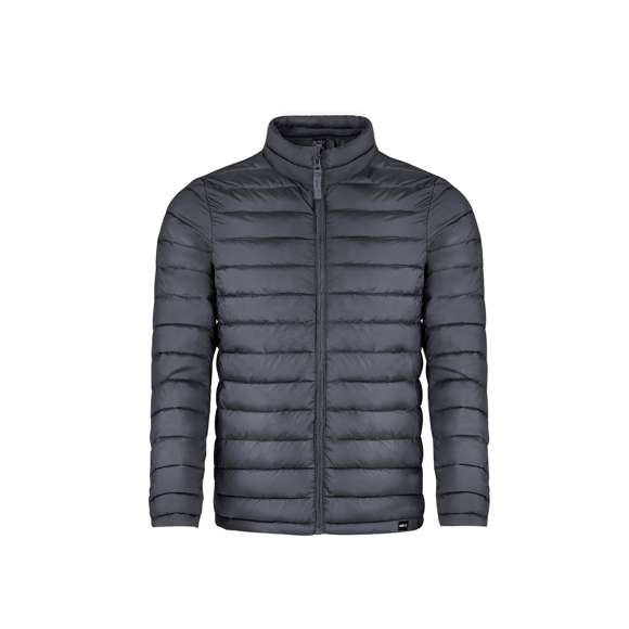 <p>Chaqueta unisex en cálido y suave material 100% poliéster RPET, elaborado a partir de<strong> plástico reciclado</strong> para así fomentar la reutilización de residuos plásticos y contribuir a la sostenibilidad del planeta.  En material extra ligero efecto pluma, resistente al agua y cortavientos, con acolchado interior. Cremallera de cuello con tapeta y cinta en tirador amplios bolsillos laterales con cremallera. Distintivo RPET en etiqueta y disponible en variada gama de colores. Tallas S, M, L, XL, XXL.</p>
