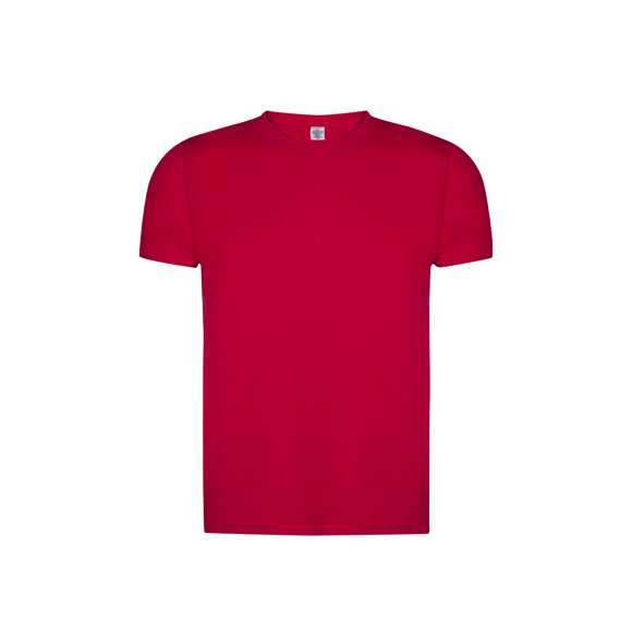 Camiseta de línea nature para adulto. Fabricada en material 100% algodón orgánico peinado ring-spun, tejido single jersey de 150g/m2. Disponible en variada gama de colores, con distintivo organic en etiqueta y en tallas S, M, L, XL, XXL.