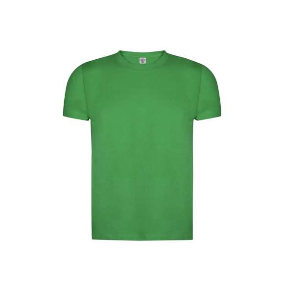 Camiseta de línea nature para adulto. Fabricada en material 100% algodón orgánico peinado ring-spun, tejido single jersey de 150g/m2. Disponible en variada gama de colores, con distintivo organic en etiqueta y en tallas S, M, L, XL, XXL.