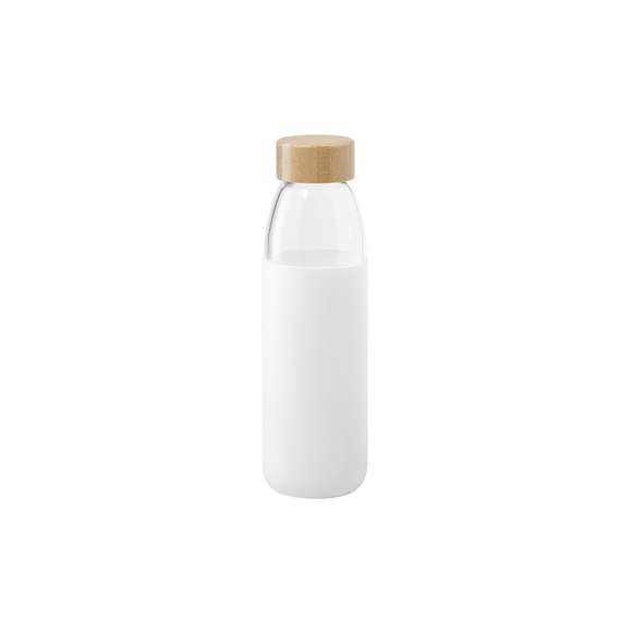 Bidón de línea nature de 540ml de capacidad. Fabricado con cuerpo de cristal y tapón a rosca de bambú. Incluye funda de silicona y viene presentado en caja individual de atractivo diseño.
Este artículo sólo puede imprimirse en 1 color (blanco/negro).