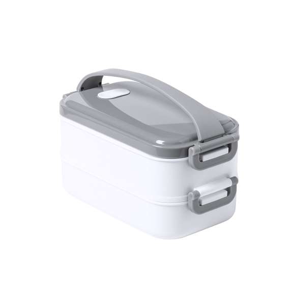  	Fiambrera térmica de 850ml de capacidad. Fabricada en acero inox y PP, libre de BPA. Incluye 2 compartimentos independientes con bandejas en acero inox y cierre hermético, de 500ml y 350ml de capacidad respectivamente. Ideal para una correcta conservación del calor, con posibilidad de prolongación añadiendo agua caliente.
