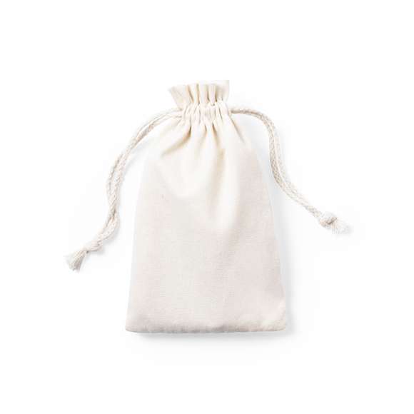 Comba de línea nature, con cuerda extra larga de 3m fabricada en algodón de acabado natural. Mangos ergonómicos fabricados en resistente madera de haya y presentada en funda de algodón natural con cierre de cordón.