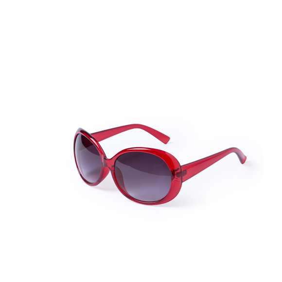 Gafas de sol con protección UV400 de clásico diseño. Con montura en divertidos colores y lentes en color negro.