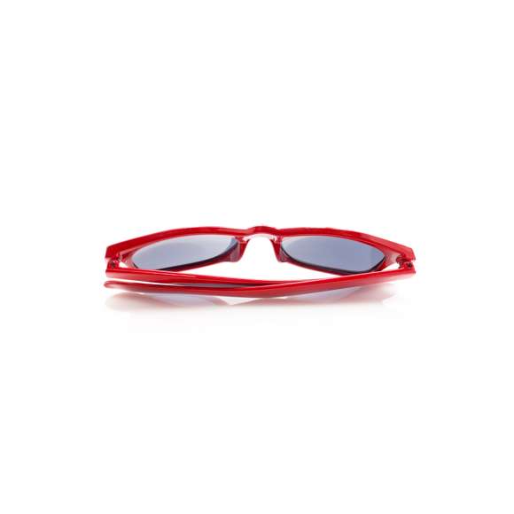Gafas de sol para niño con protección UV400 de clásico diseño. Con montura en divertidos colores y lentes en color negro.