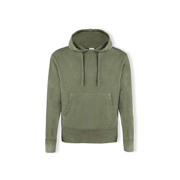 Sudadera unisex con capucha y tejido con efecto lavado jeans lo que hace que cada pieza sea única e irrepetible. Bolsillo canguro y elásticos de ancho extra para un ajuste perfecto. Detalle en contraste en elástico de puños y bajo. Confeccionado en 100% algodón peinado con un gramaje de 280g/m2. Tacto suave y corte moderno. Cordones ajustables planos y ojetes de confección, evitando así el uso de metal. Dobles costuras para una mayor durabilidad y resistencia al uso intensivo. Etiqueta fácilmente removible. Disponible en tallas XS, S, M, L, XL y XXL.