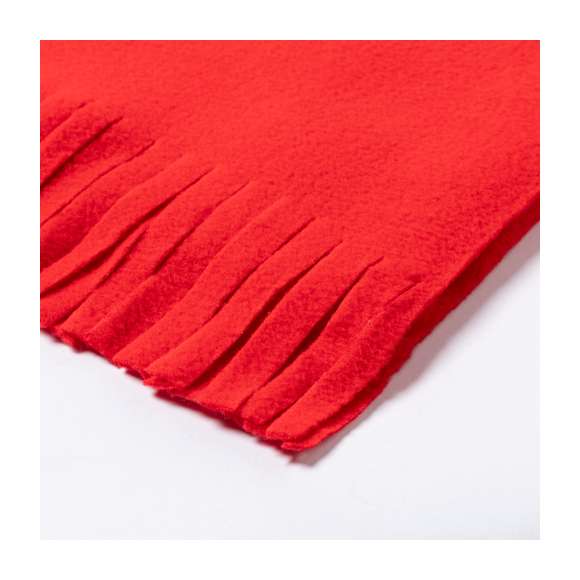Suave y cálida bufanda de polar fleece de 200g/m2 con tratamiento anti-pilling. En variados colores y con extremos acabados en flecos.