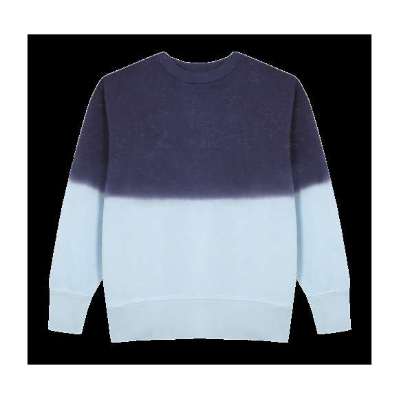 Sudadera unisex bicolor con efecto lavado y tintado en prenda, lo que hace que cada pieza sea única e irrepetible. Confeccionada en 100% algodón peinado de 280g/m2. Tacto suave y corte moderno. Elásticos de puños y bajo en ancho extra para un ajuste perfecto. Cuello redondo estrecho en canalé 2x2. Dobles costuras para una mayor durabilidad y resistencia al uso intensivo. Etiqueta fácilmente removible. Disponible en tallas XS, S, M, L, XL y XXL.