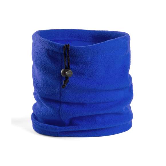  	Braga para cuello o cabeza en material polar fleece de 200g/m2 con tratamiento anti-pilling. En variada gama de vivos colores y con cierre de cordón con accesorio de ajuste.