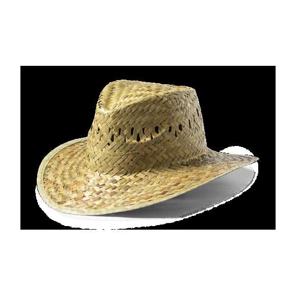 Sombrero de paja. Fabricado con paja trenzada en color verde natural, su forma de confeccionarlo hace que sea transpirable. Cuenta con una cinta interior para que sea más confortable.