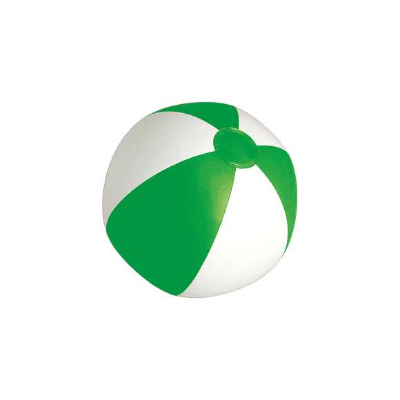  	Balón inflable de PVC en variada gama de vivos colores. Disponible en diseños monocolor y bicolor.