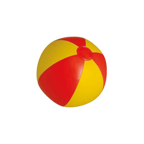  	Balón inflable de PVC en variada gama de vivos colores. Disponible en diseños monocolor y bicolor.