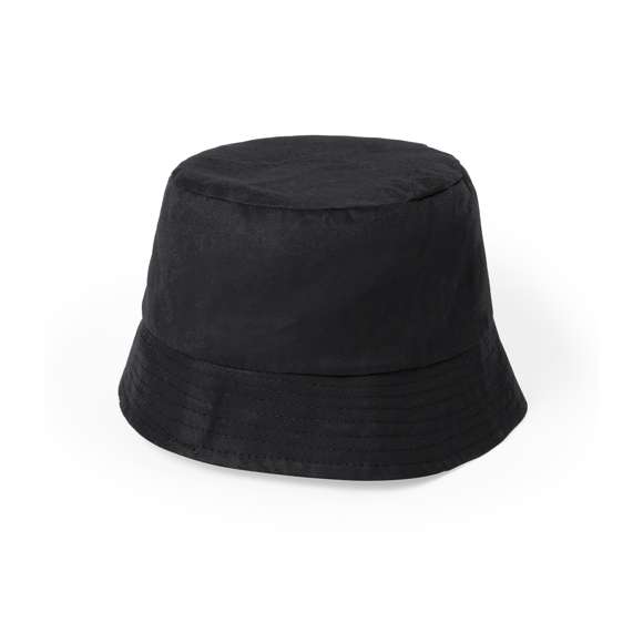 Gorro tipo bob en material 100% algodón. La visera alrededor del gorro favorece una sombra uniforme, siendo además transpirable gracias a su tejido. Gran comodidad, con cinta interior para un ajuste perfecto. Disponible en variada gama de vivos colores.