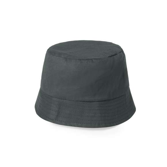 Gorro tipo bob en material 100% algodón. La visera alrededor del gorro favorece una sombra uniforme, siendo además transpirable gracias a su tejido. Gran comodidad, con cinta interior para un ajuste perfecto. Disponible en variada gama de vivos colores.