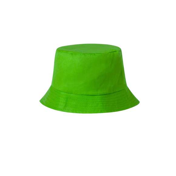Gorro tipo bob en material 100% algodón. La visera alrededor del gorro favorece una sombra uniforme, siendo además transpirable gracias a su tejido. Gran comodidad, con cinta interior para un ajuste perfecto. Disponible en variada gama de vivos colores.