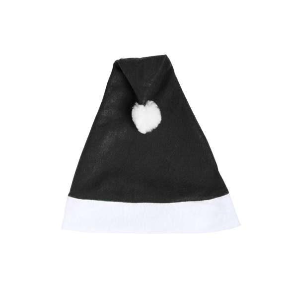 Divertido gorro de Papá Noel con clásico diseño en suave poliéster y en variada gama de vivos colores.