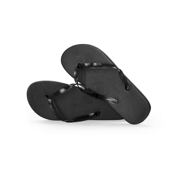 Par de chanclas fabricadas en EVA y PVC. Suela hecha de resistente EVA para una alta durabilidad y tiras ergonómicas fabricadas en PVC a juego. Disponibles en una variada gama de colores vibrantes adaptándose a cualquier estilo. Tallas 36-38 y 42-44.