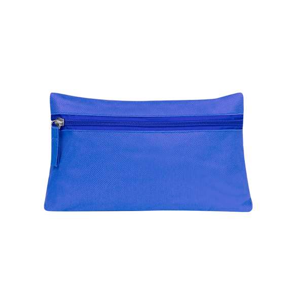 Neceser multiusos en resistente poliéster 600D de variada gama en vivos colores. Con cierre de cremallera a juego y tirador con cinta a juego para fácil apertura.