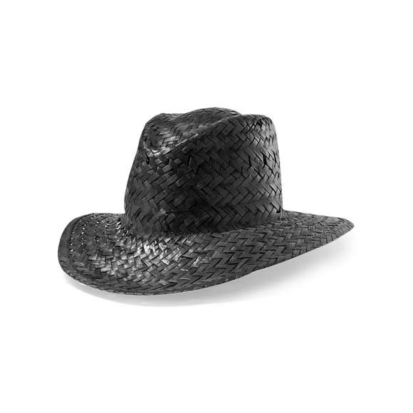 Sombrero de paja en variada gama de vivos colores con confortable cinta interior.