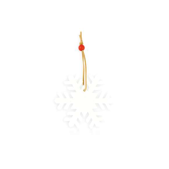 Figuras navideñas para colgar en suave fieltro. Disponibles en diseños copo de nieve, árbol de navidad y reno.
