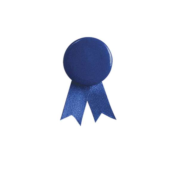 Pin lazo en variados colores con cuerpo de acabado brillante en variados colores.