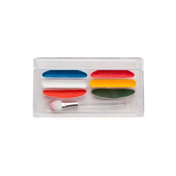 Set de pinturas con aplicador y en variados colores. Presentad en estuche individual transparente.