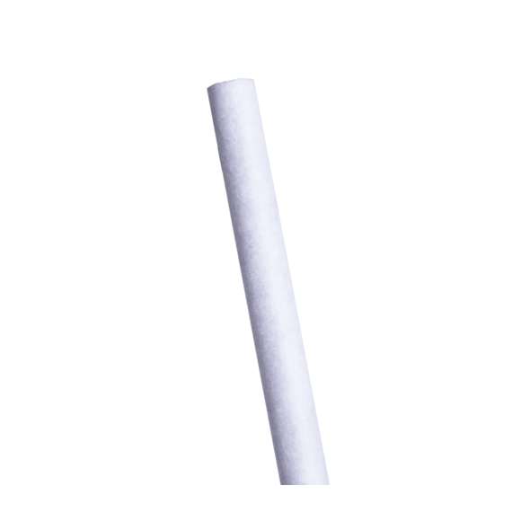 Lápiz de papel de periódico reciclado y resistente cuerpo en color natural. Con mina negra y punta afilada.