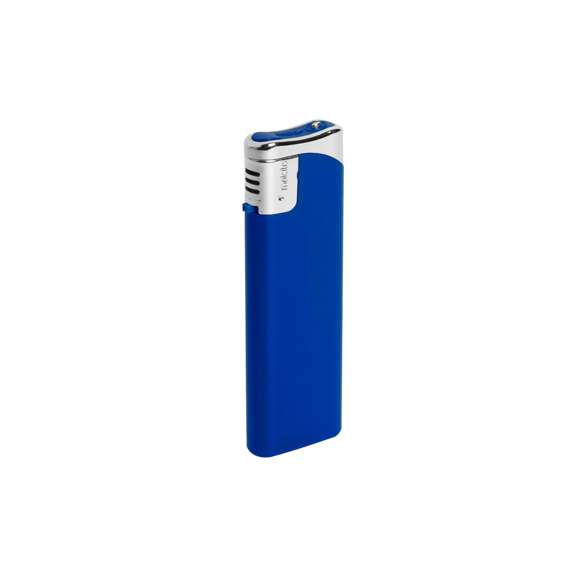  	Encendedor a gas de mecanismo eléctrico. Con protección infantil, recargable, regulador de llama y disponible en variada gama de colores de acabado sólido. Servidos en cajas de 50 unidades del mismo color.