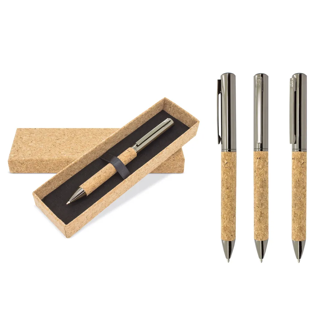 Producto personalizable Boligrafo Metal/Corcho