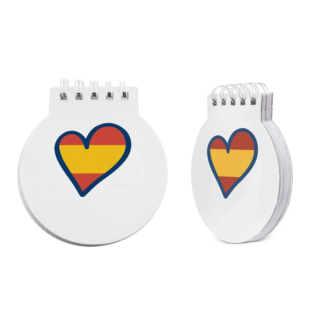 Producto personalizable Libreta "Corazón España"