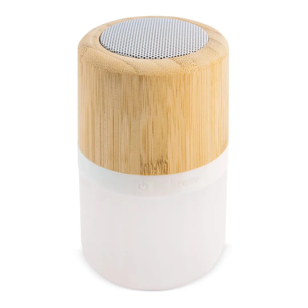 Producto personalizable Altavoz Luminoso De Bambú "Turín"