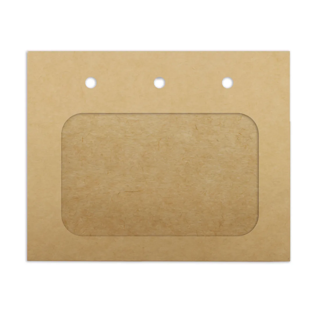 Producto personalizable Identificador Eco Kraft 11,5X9,2 Cm