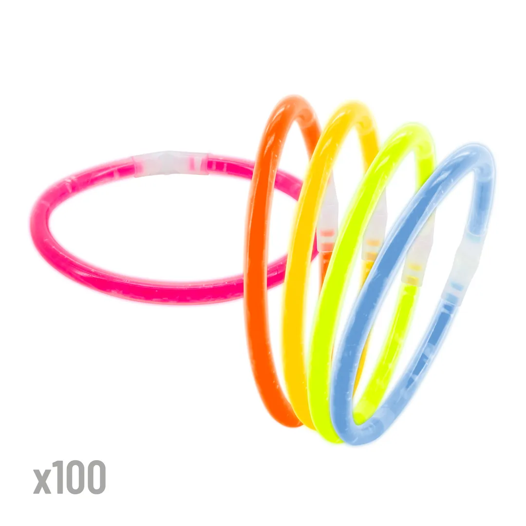 Producto personalizable Pulseras Luminosas "Neón" (Pack De 100)