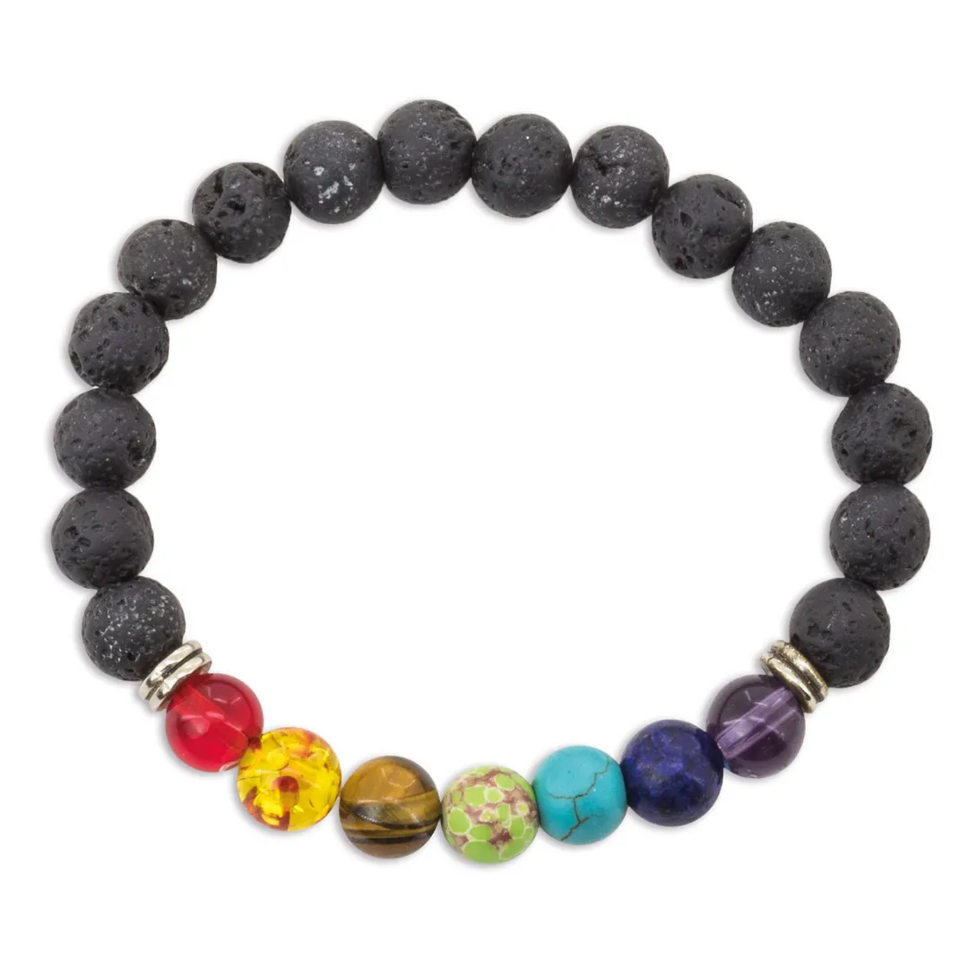 Producto personalizable Pulsera Piedra Volcánica "Helena"