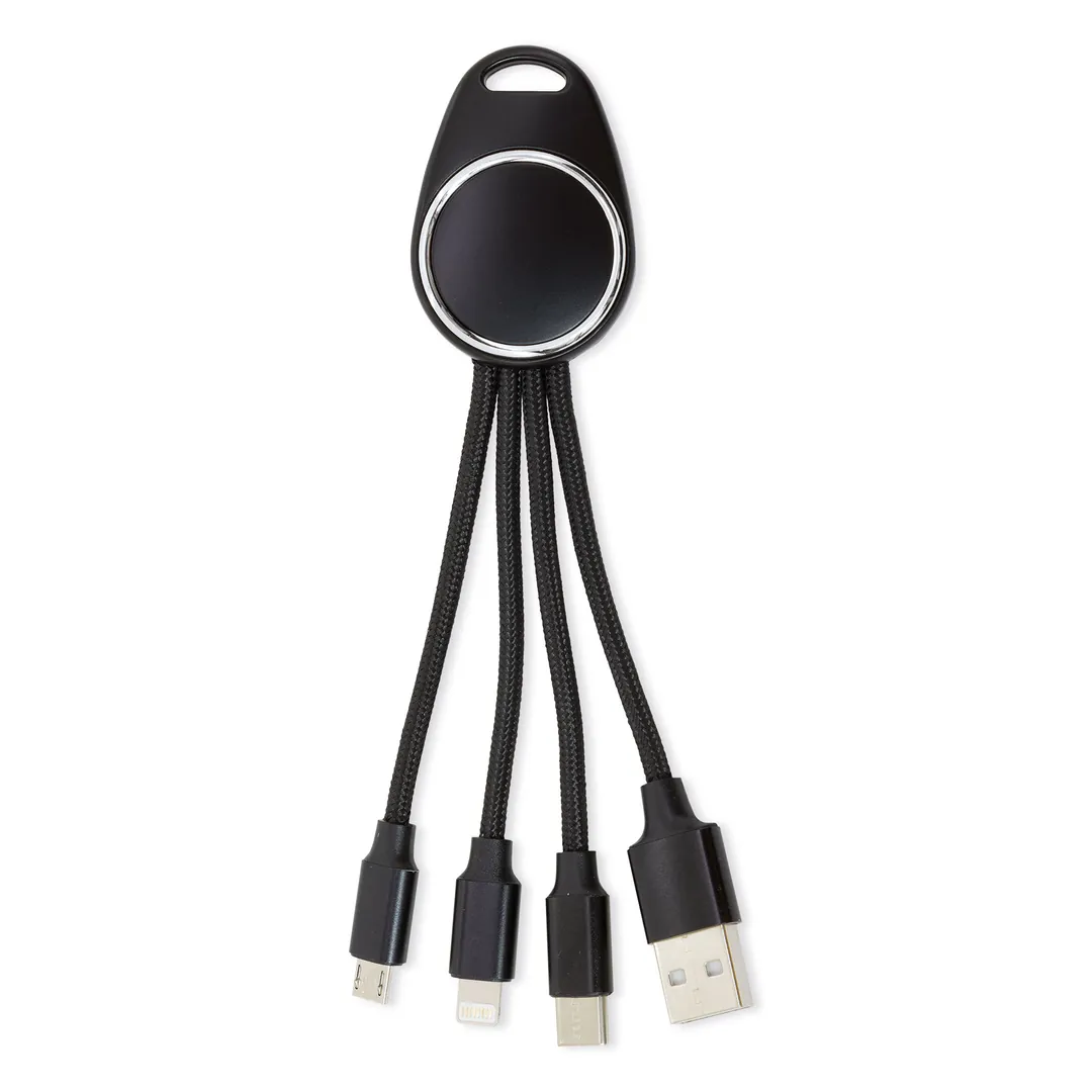 Producto personalizable Cargador De Luz Led 3 En 1 Techno