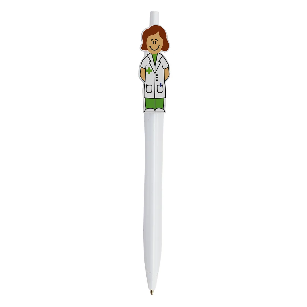 Producto personalizable Boligrafo Farmaceutica "Rosa"