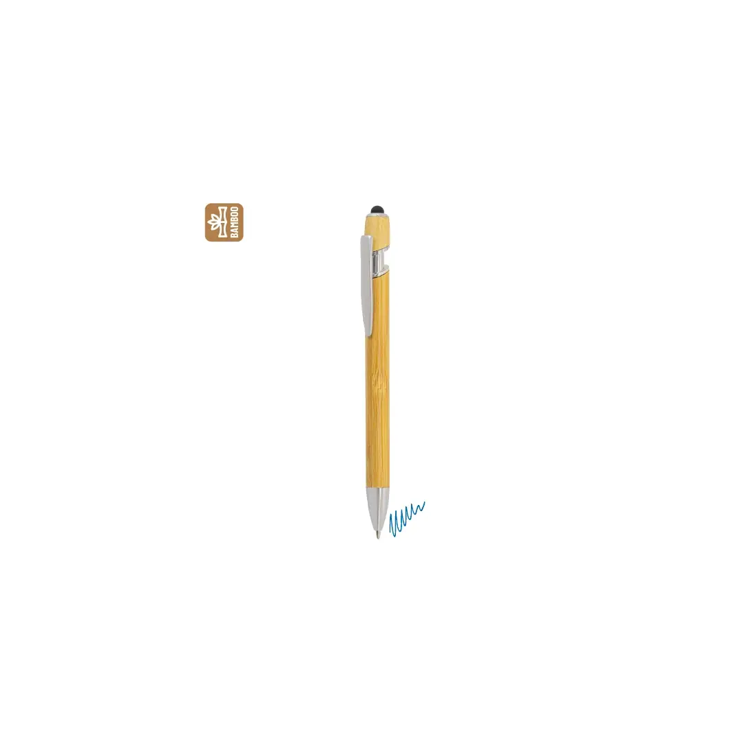 Producto personalizable Boligrafo De Bambú Con Touch " Riverside"