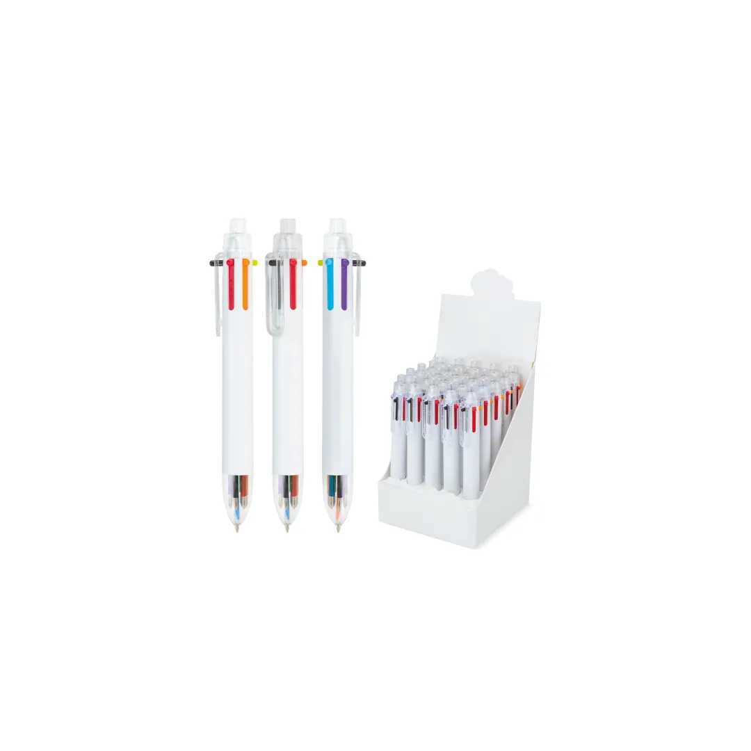 Producto personalizable Set De Boligrafo 6 Colores "Creativ"