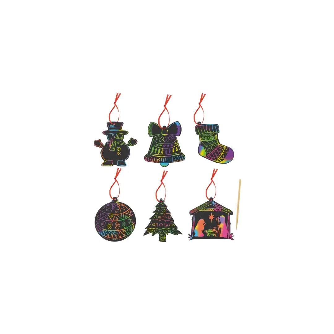 Producto personalizable Set Adornos "Scrapy Christmas"