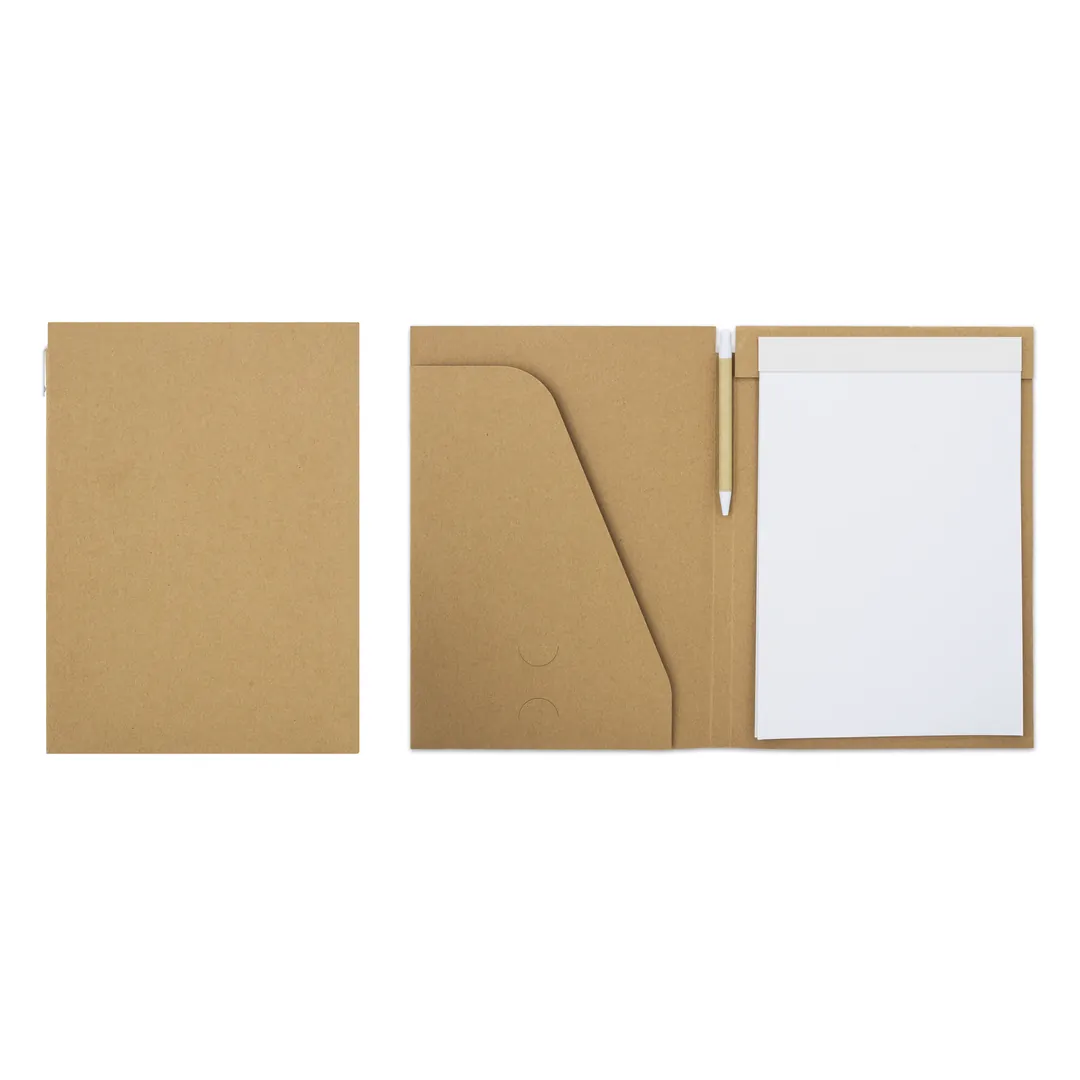 Producto personalizable Carpeta Con Bloc Y Boligrafo Eco "Seminar"
