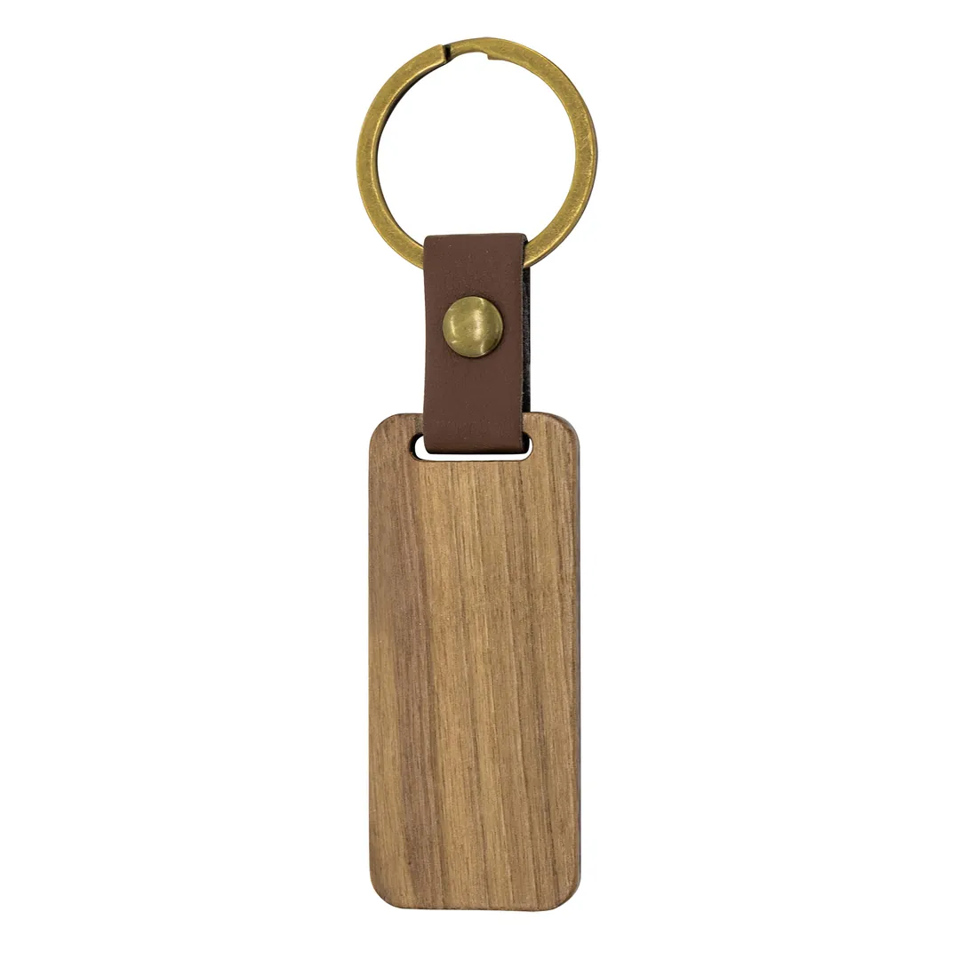 Producto personalizable Llavero De Madera Alargado"Samoa"