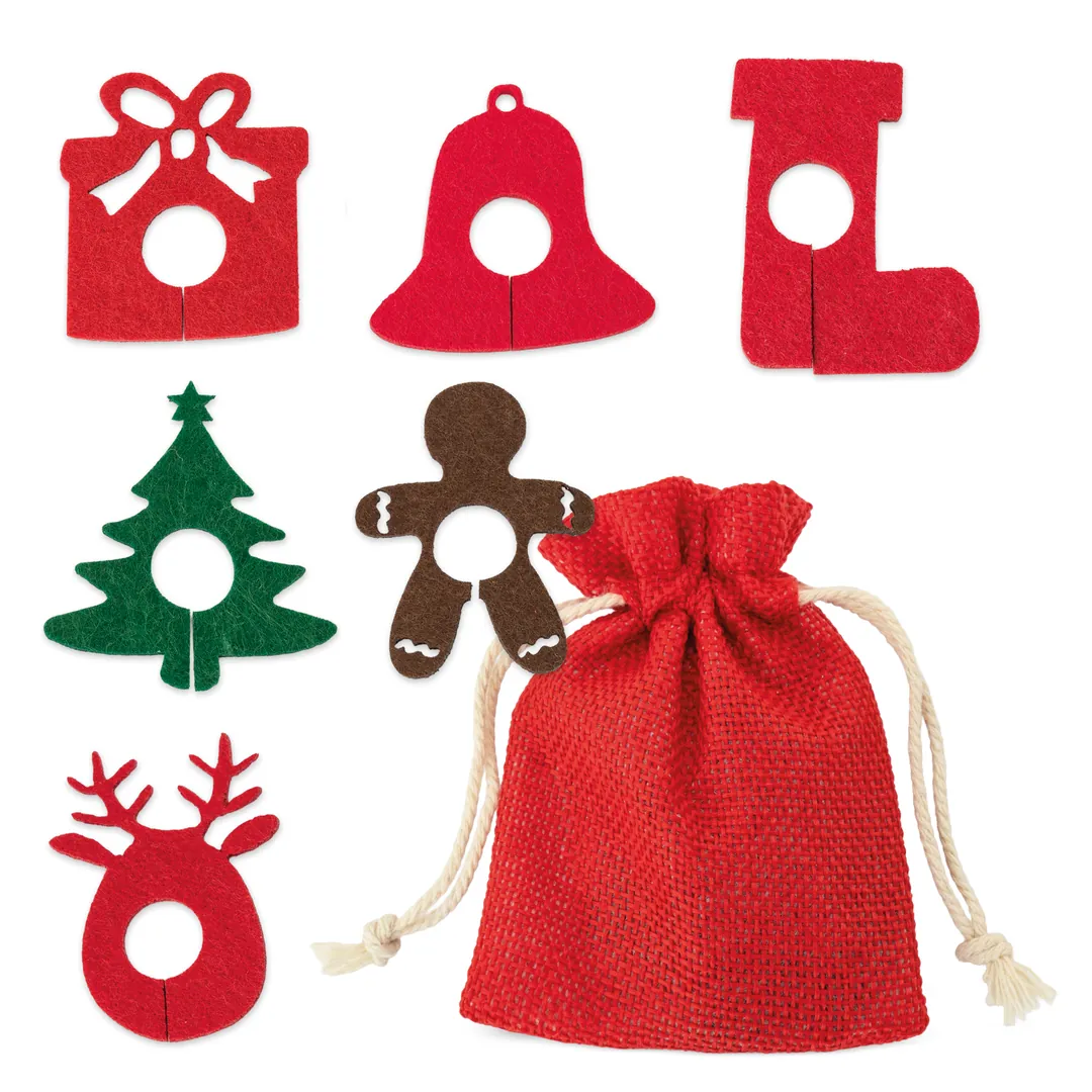 Producto personalizable Set 6 Marcadores De Fieltro Para Copas "Nyby"