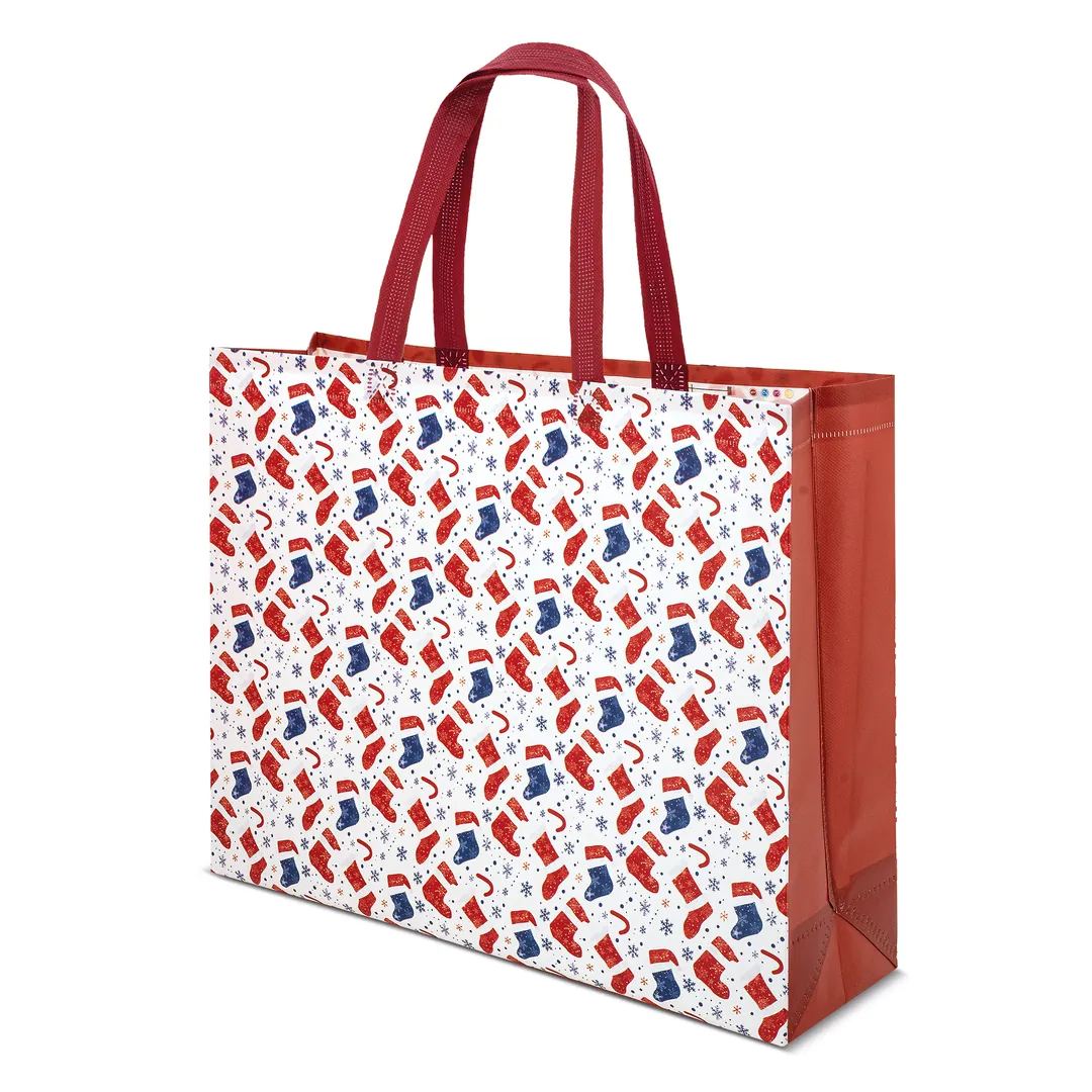 Producto personalizable Bolsa Regalo Navideña "Felicità"